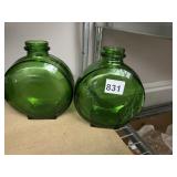 SUN SWEET GREEN BOTTLES PAIR