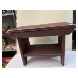 WOODEN BENCH 17" H X 24" W X 12" D