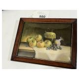 FRUIT PICTURE CONVEX GLASS 7 X 9