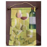 THE PARTY IS HERE BANNER