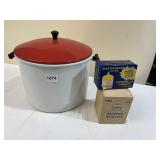 CANDLES, SAUCER POT ALCOHOL BURNER