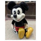 MICKEY MOUSE WOOD SCULPTURE