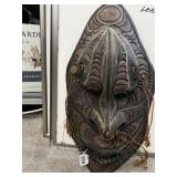 WOODEN MASK, 22" LONG