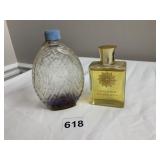 GOLDEN MOMENTS AND EMPTY PERFUME BOTTLE