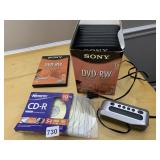 9 DVD-RW SONY NEW, 7 MEMOREX CD-R NEW , SHARP