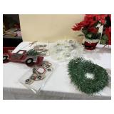 CHRISTMAS WREATH, TRUCK ORNAMENTS, ETC.