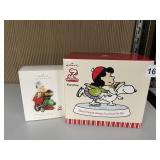 HALLMARK PEANUTS ORNAMENTS NIB