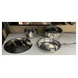 CUISINART STAINLESS STEEL SAUTï¿½ AND SAUCE POTS