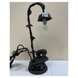 WOLF LAMP 16" H NO GLOBE 3" OPENING