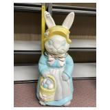 EMPIRE MRS. EASTER BUNNY BLOW MOLD WITH REPAIRED