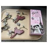 BIRD WALL HANGING, JEWELRY BOX