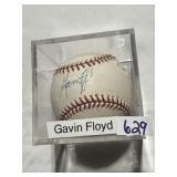 GAVIN FLOYD AUTOGRAPHED MAJOR LEAGUE BASEBALL IN