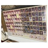 TWO LARGE UNCUT SPORTS CARD SHEETS CLASSIC DRAFT