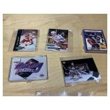 5 ASSORTED HOCKEY INSERT CARD SETS LIKE NEW