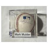 AUTOGRAPHED MARK MULDER MAJOR LEAGUE BASEBALL