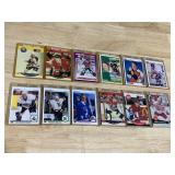 12 HOCKEY HALL FAMER ROOKIE CARDS IN TOP LOADERS