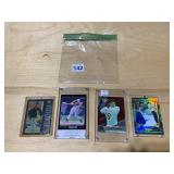 4 ASSORTED BASEBALL CARDS INCLUDING MICHAEL