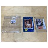 2 DIFFERENT MANON RHEAUME AUTOGRAPHED HOCKEY