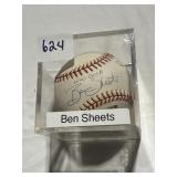 AUTOGRAPHED BEN SHEETZ YEAR 2000 MAJOR LEAGUE