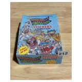 BASEBALL GREATEST GROSS OUTS STICKER AND BASEBALL