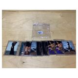 9 ASSORTED CELEBRITY PINUP CARDS INCLUDING ONE