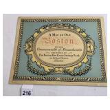 A MAP OF BOSTON IN THE COMMONWEALTH OF