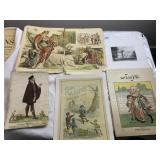 SUR LA GLANCE CHILDREN SLEDDING ON CANVAS , MARCH