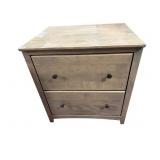 FARMHOUSE 2 DRAWER CABINET SET UP FOR LATERAL