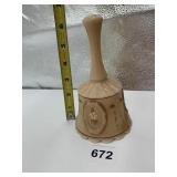 WESTMORELAND 1979 CARNIVAL GLASS BROWN BELL HAND