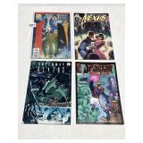 4 COMIC LIKE NEW CONDITION INCL. NEXIS, SPARTAN,