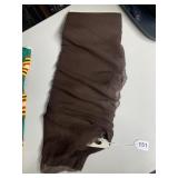 VINTAGE GEORGETTE BROWN FABRIC