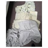 TWIN BED SHEET SET, QUEEN FLAT, MISC PILLOWCASES,