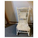 WICKER ROCKER 18.5 W X 36 H X 26 D