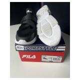 FILA TENNIS SHOES VELCRO CLOSURE SZ 9.5 LIKE NEW