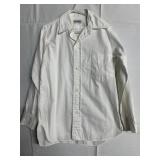 GIMBLE BROTHERS WHITE VINTAGE DRESS SHIRT 12"