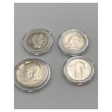 1926 LIBERTY QUARTER , 1915 D QUARTER , 1964