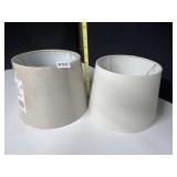 TWO LAMP SHADES ONE NEW IN PKG HAMPTON BAY