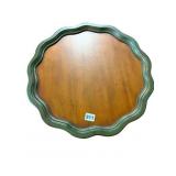 COUNTRY TALL PEDESTAL TABLE W/ PIE CRUST TOP