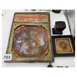 COMMEMORATIVE PLATE INDIANA GLASS COLLECTOR