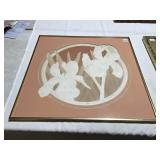 IRIS SERIGRAPH - 1983 DAVID ALLGOOD 24" X 24"