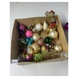 BOX OF TREE ORNAMENTS