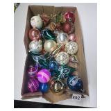 BOX OF TREE ORNAMENTS