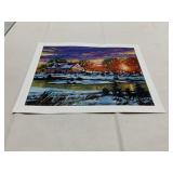 LITTORIO DEL SIGNORE - SERIGRAPH - "FON DUE JOUR