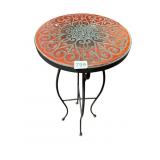 ROUND IRON LEG TABLE