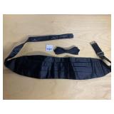CUMMERBUND AND BOW TIE BLACK ORMON NEW YORK CITY