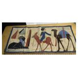 EGYPTIAN APPLIQUE WALL HANGER 36 INCHES LONG