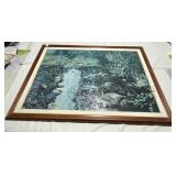 G HART PAINTED ON BOARD W/ WOOD FRAME 24" X 34"