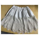 ANTIQUE CHILD SLIP WITH CROCHETED TRIM NO