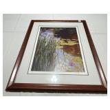 CREEK SIDE FRAMED 105/300 SIGNED LOWER RIGHT -