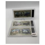 $2 AUTHENTICATED UNCIRCULATED MOUNT RUSHMORE